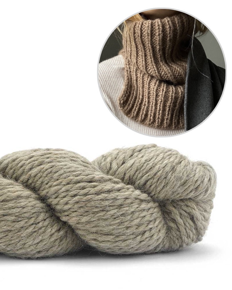 My Favourite Things Knitwear Nellie Neck mitteltaupe