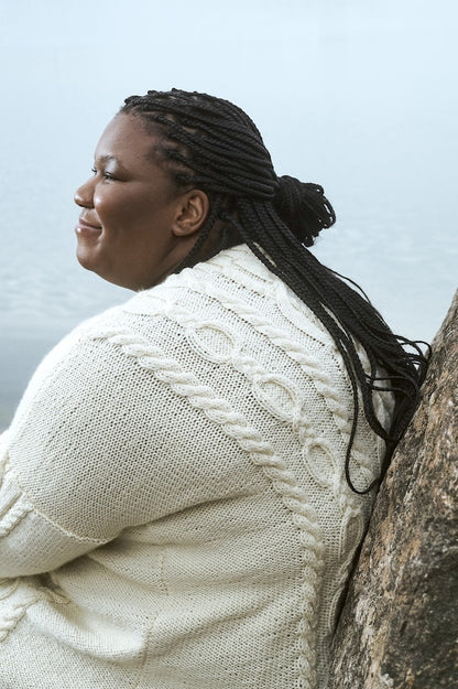 Pull torsadé Juurilla | élégance classique en 7 Brothers de Novita
