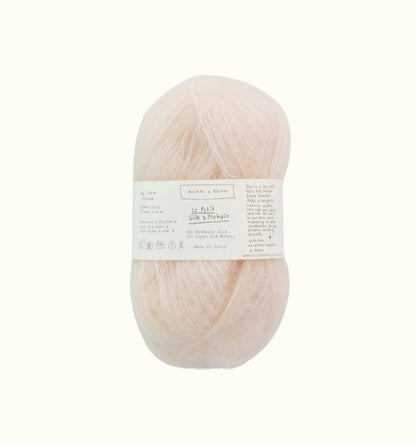 Biches & Bûches Le Petit Silk Mohair Farbe nude pink