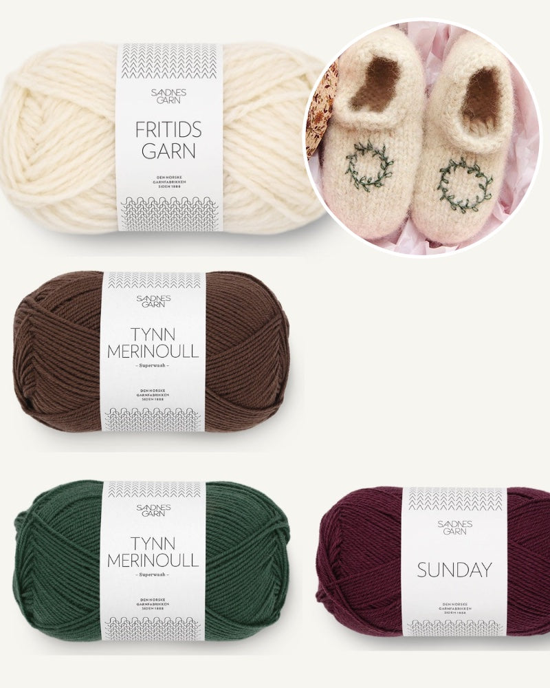 Chaussons de Noël - Thème 77 