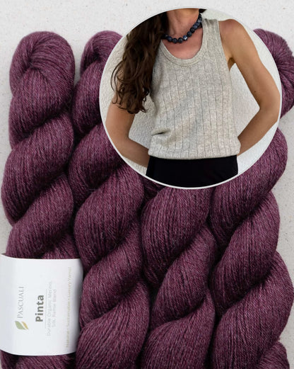 Pinstripe Tank | luftig zarte Streifen aus Pinta von Pascuali
