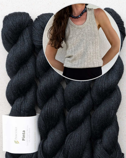 Pinstripe Tank | luftig zarte Streifen aus Pinta von Pascuali