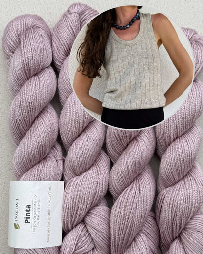 Pinstripe Tank | luftig zarte Streifen aus Pinta von Pascuali