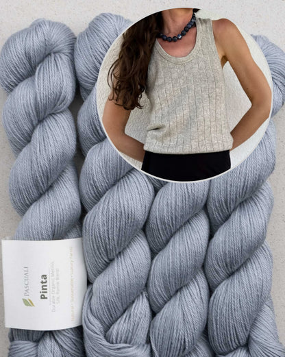 Pinstripe Tank | luftig zarte Streifen aus Pinta von Pascuali