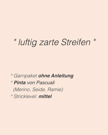 Pinstripe Tank | luftig zarte Streifen aus Pinta von Pascuali