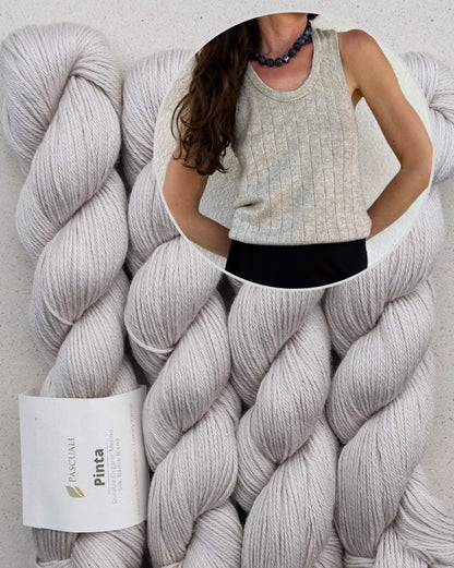 Pinstripe Tank | luftig zarte Streifen aus Pinta von Pascuali