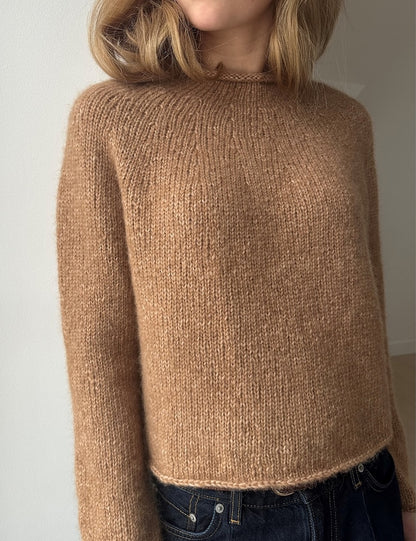 Plain Yoke Pullover | auch für Anfänger aus Poppy von Sandnes Garn