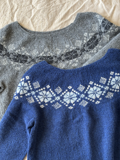 Džemperis Nr. 74 | klasisks, smalks raksts no Le Petit Lambswool dzijas, ko ražo Biches & Buches