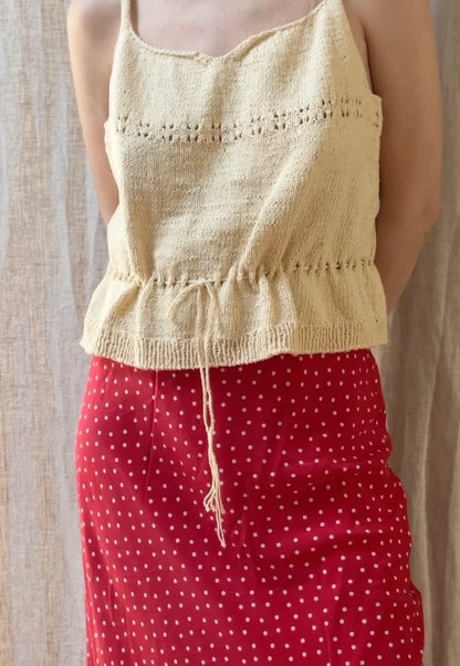 Seaside Summer Top | rennosti rypytetty toppi Biches & Bûchesin Le Petit Organic Cotton -langasta