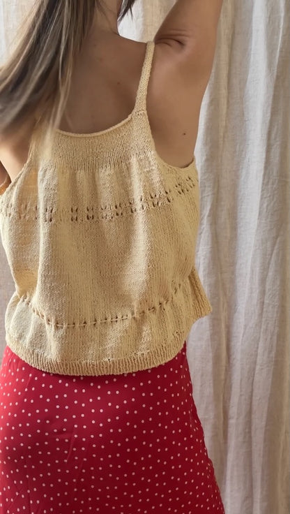 Seaside Summer Top | rennosti rypytetty toppi Biches & Bûchesin Le Petit Organic Cotton -langasta