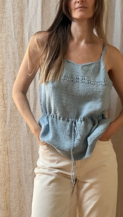 Seaside Summer Top | rennosti rypytetty toppi Biches & Bûchesin Le Petit Organic Cotton -langasta