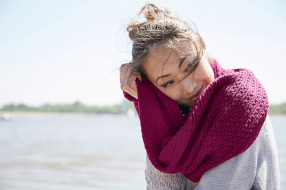 Schlauchschal Toco | feines Muster aus Lovely Merino Treat von Rosy Green Wool