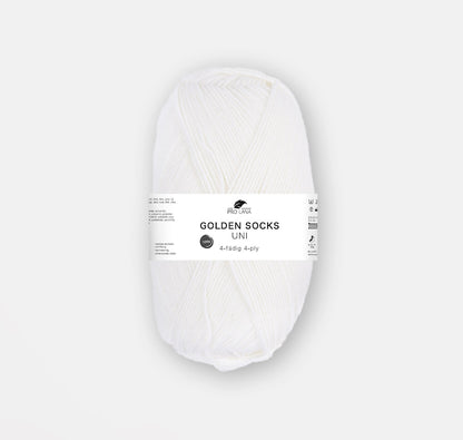 Golden Socks Uni 4-fach | klassisches Sockengarn in strahlenden Farben