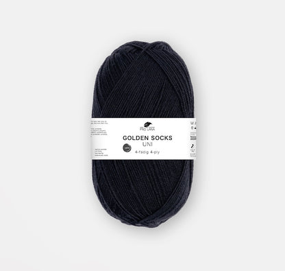 Golden Socks Uni 4-fach | klassisches Sockengarn in strahlenden Farben