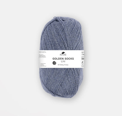 Golden Socks Uni 4-fach | klassisches Sockengarn in strahlenden Farben