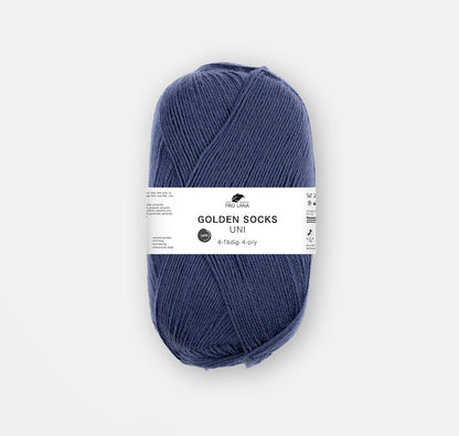 Golden Socks Uni 4-fach | klassisches Sockengarn in strahlenden Farben