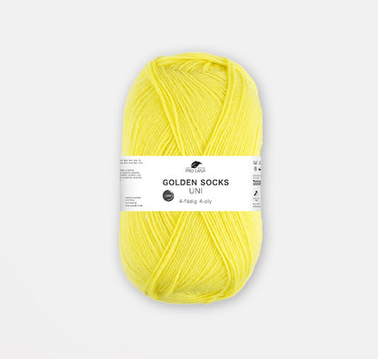 Golden Socks Uni 4-fach | klassisches Sockengarn in strahlenden Farben