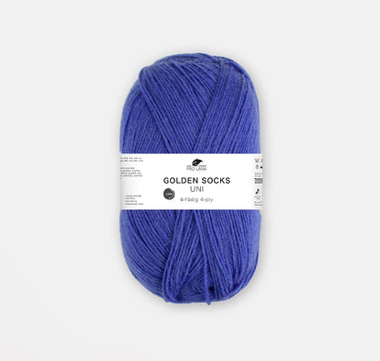 Golden Socks Uni 4-fach | klassisches Sockengarn in strahlenden Farben