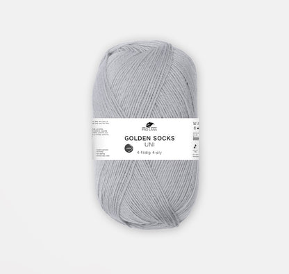 Golden Socks Uni 4-fach | klassisches Sockengarn in strahlenden Farben