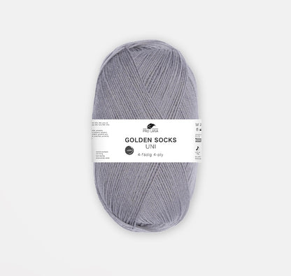 Golden Socks Uni 4-fach | klassisches Sockengarn in strahlenden Farben