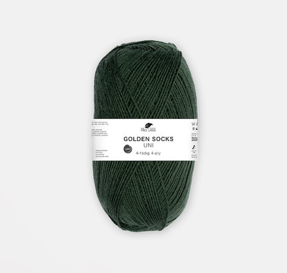 Golden Socks Uni 4-fach | klassisches Sockengarn in strahlenden Farben