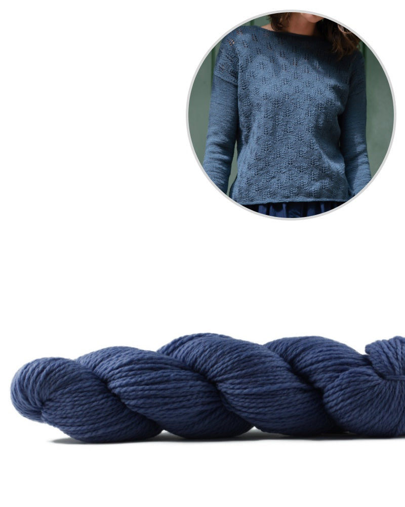 Katrin Schneider, Tamaras Sweater, Farbe hortensia