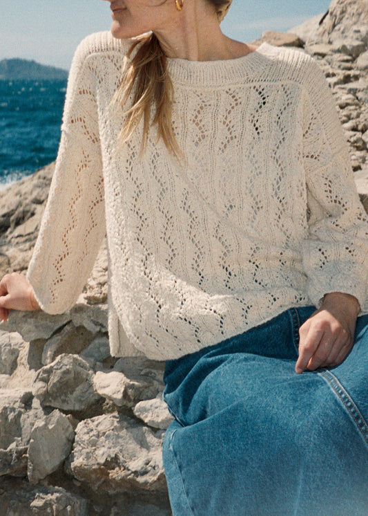 Toscana Jumper | fantastischer Sommerpullover aus Le Petit Organic Cotton von Biches & Bûches