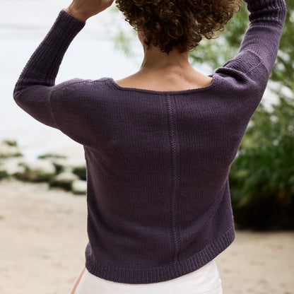 Twilight Trail Pullover | Wickelpullover aus Cheeky Merino Joy von Rosy Green Wool
