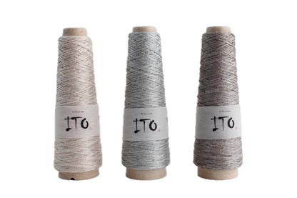 Kouki | fine ribbon yarn made of ramie and silk 