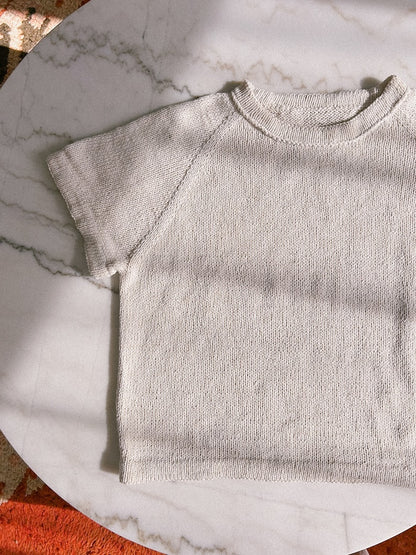 Vanilla Chilla Tee | basic, lässig, oversize aus Line von Sandnes Garn