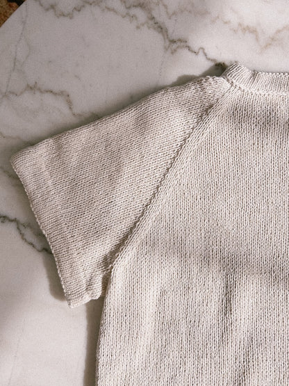Vanilla Chilla Tee | basic, lässig, oversize aus Line von Sandnes Garn