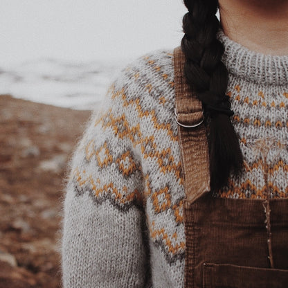Pull Arctic Spring | pour l’éternité, en Le Petit Lambswool et Le Petit Silk & Mohair de Biches & Bûches