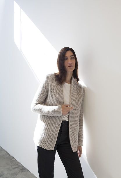 Mamor Cardigan | lässige Jacke aus Luft von Woolfolk
