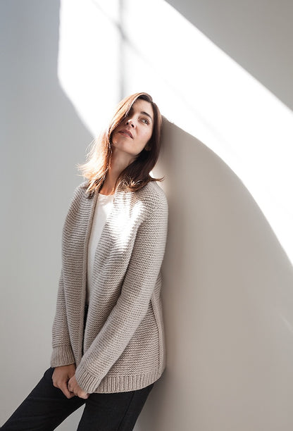 Mamor Cardigan | lässige Jacke aus Luft von Woolfolk