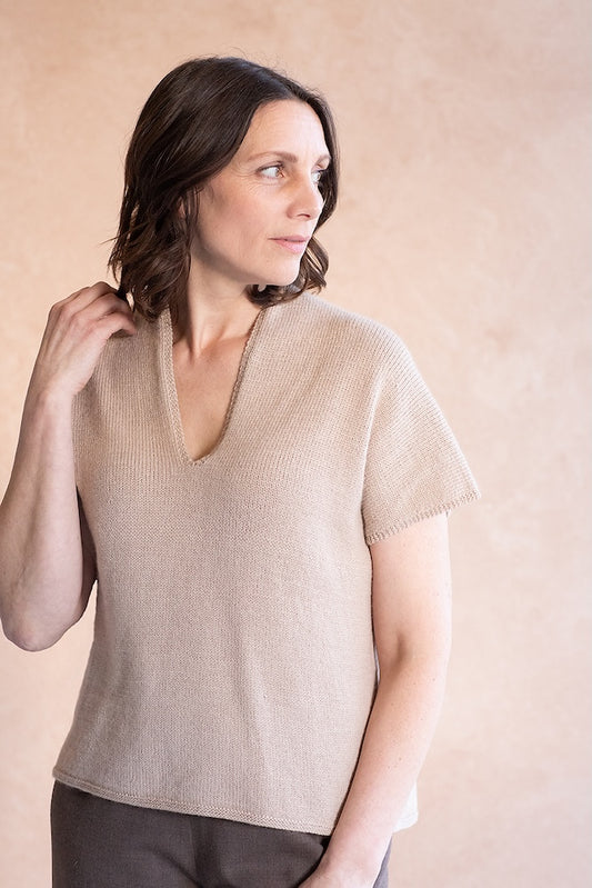 Dima Tee | leger und seidig weich aus Tynd von Woolfolk