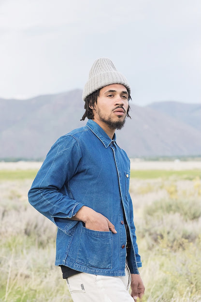 Jorn Hat | delicate ribbed hat made from Far by Woolfolk