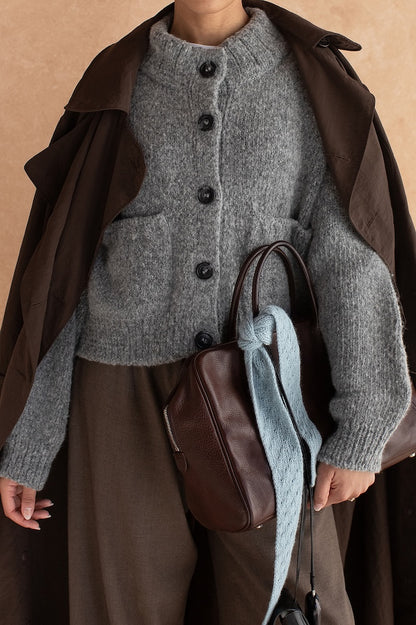 Miko Cardigan | zacht en knus jasje met mooie zakken van lucht van Woolfolk