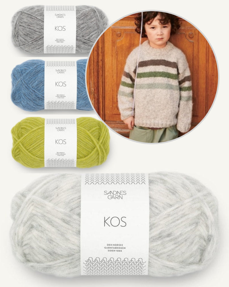 Adam Sweater Junior aus der Sandnes Kollektion 2408 mit Kos 5