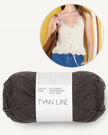 Adeline Singlet | romantisches Top aus Tynn Line von Sandnes Garn