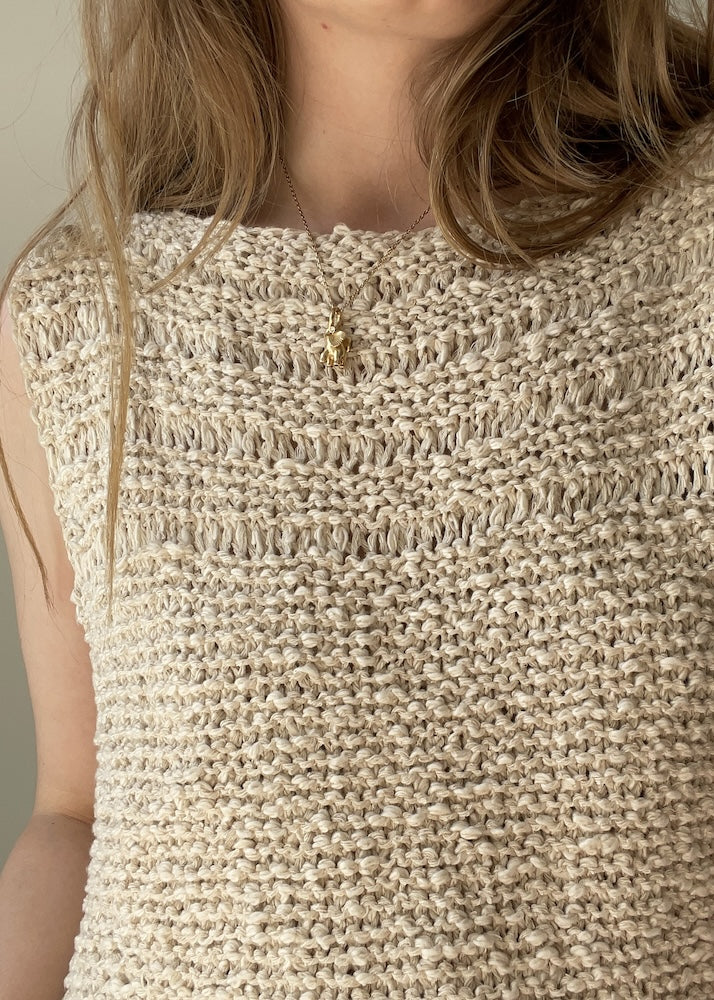 Sephia Top von Aegyoknit mit Tykk Line von Sandnes Garn 4