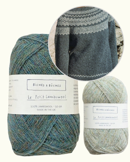 Afterparty Sweater | sart norsk sweater i Le Petit Lambswool fra Biches & Bûches