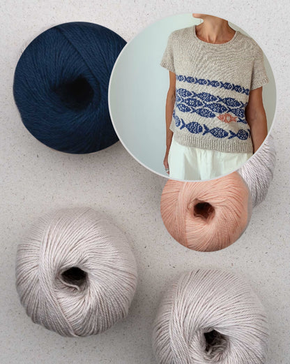 Against the current Tee | sommerliche Fische aus Cumbria von Pascuali