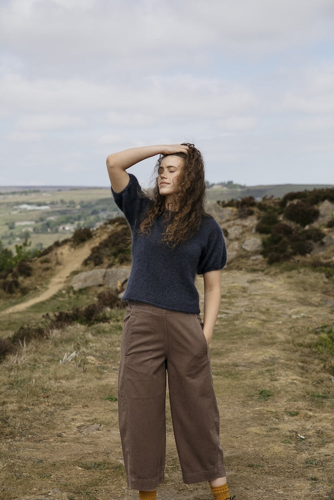 Aina Sweater - Laine x Novita | zartes Shirt aus Edith von Novita