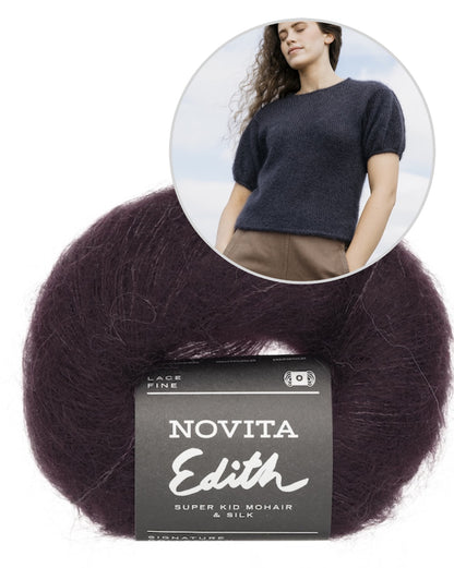 Aina Sweater - Laine x Novita | zartes Shirt aus Edith von Novita