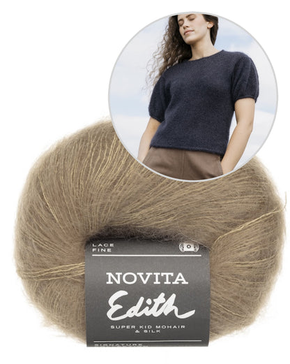Aina Sweater - Laine x Novita | zartes Shirt aus Edith von Novita
