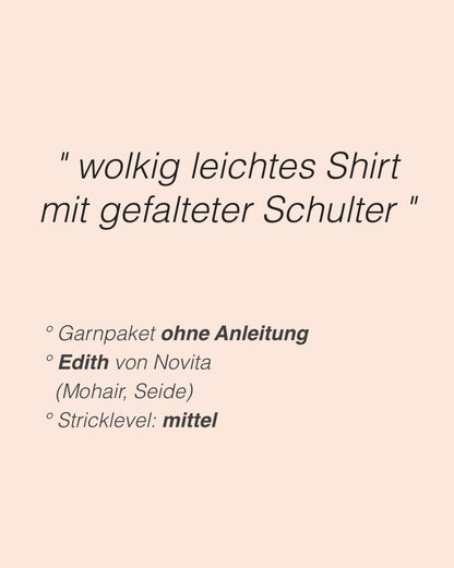 Aina Sweater - Laine x Novita | zartes Shirt aus Edith von Novita