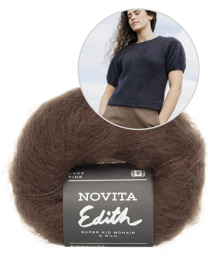 Aina Sweater - Laine x Novita | zartes Shirt aus Edith von Novita