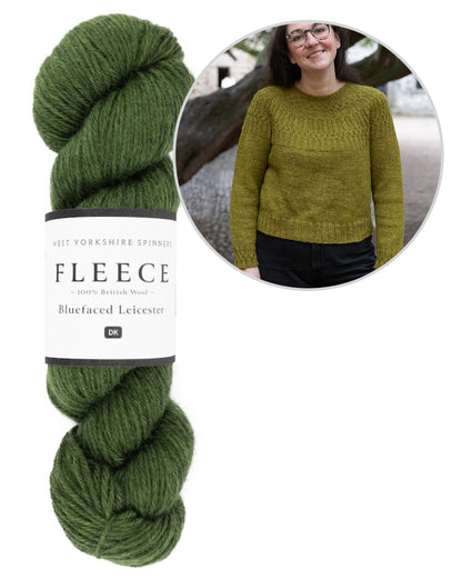 Ariundle Sweater | zartes Zopfmuster aus Fleece Bluefaced DK von West Yorkshire Spinners
