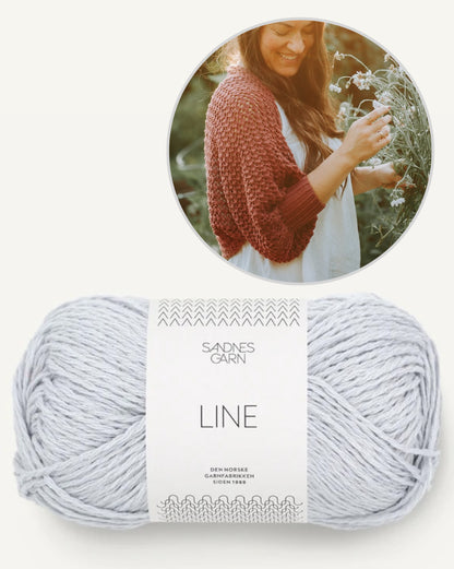 Akina Shrug | fin jakke i Line fra Sandnes Garn