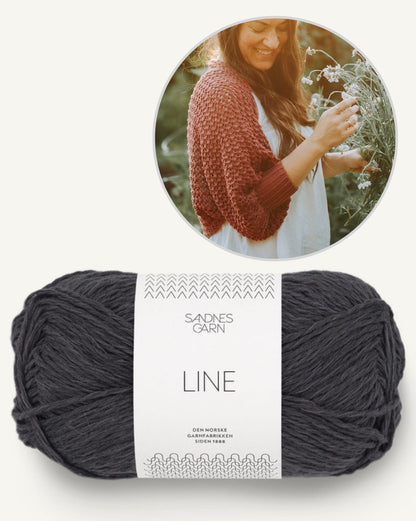 Akina Shrug | fin jakke i Line fra Sandnes Garn